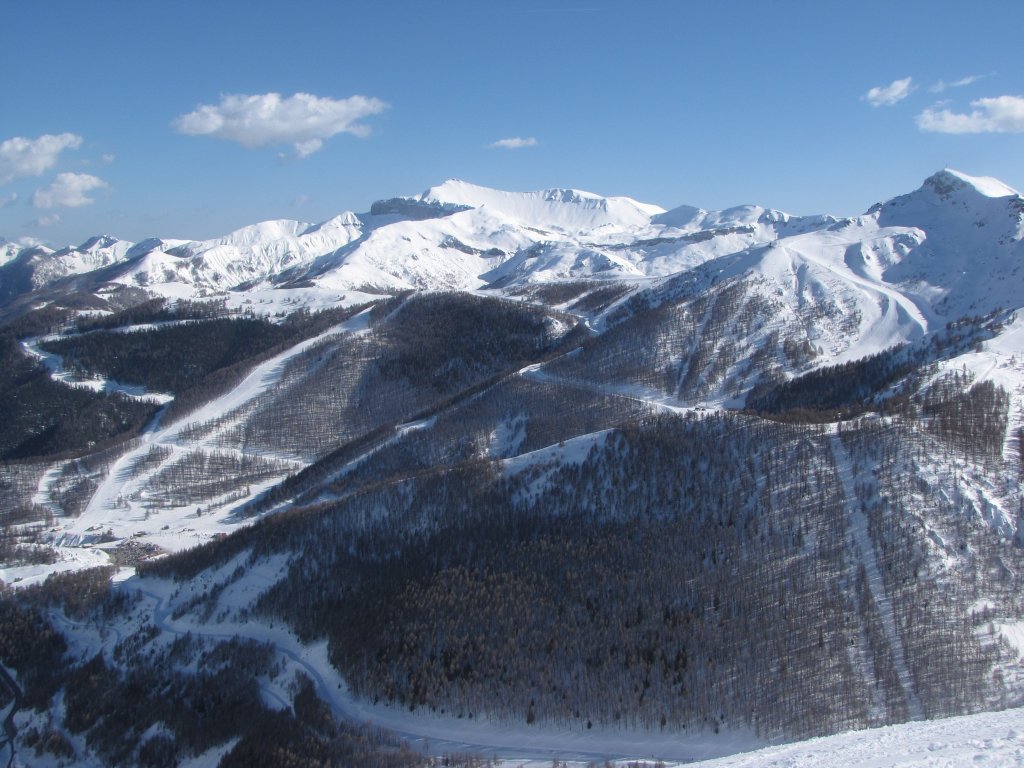 Kilátás a Cime de Bercha csúcsról