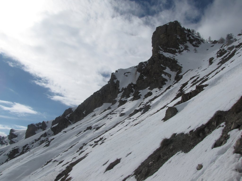 Sziklák a  Croix nevű pálya mentén