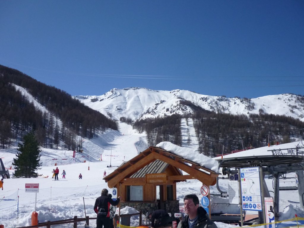 A Nabines felvonó alja