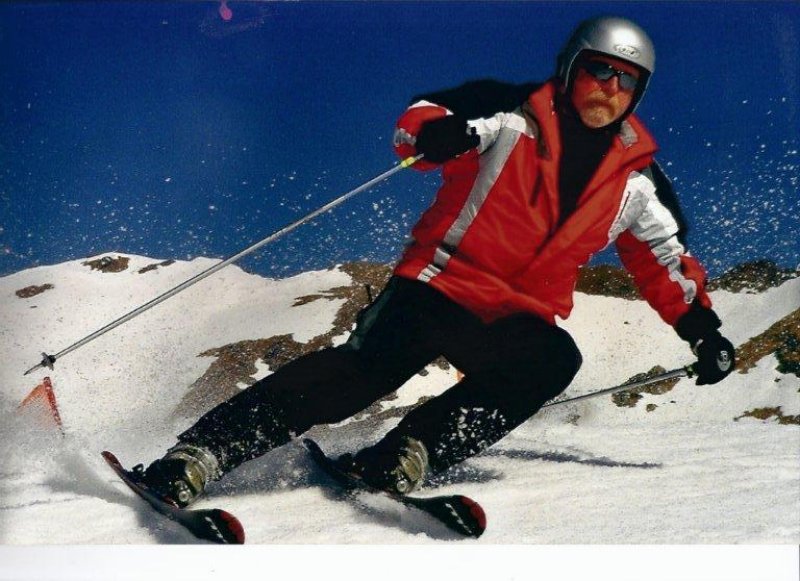 Bartus Miklós Obertauernben síel (2009)