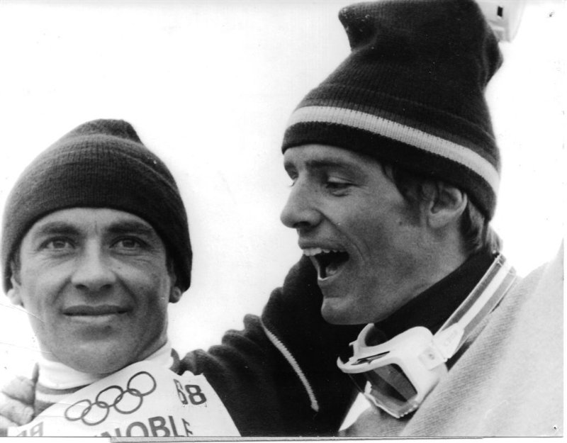 1968, Luzern, Karl Schranz (A) és Jean-Claude Killy (Fr)