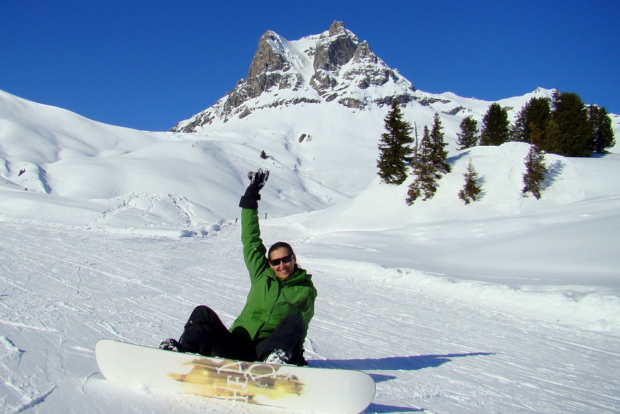 Snowboardnap a Widderstein alatt