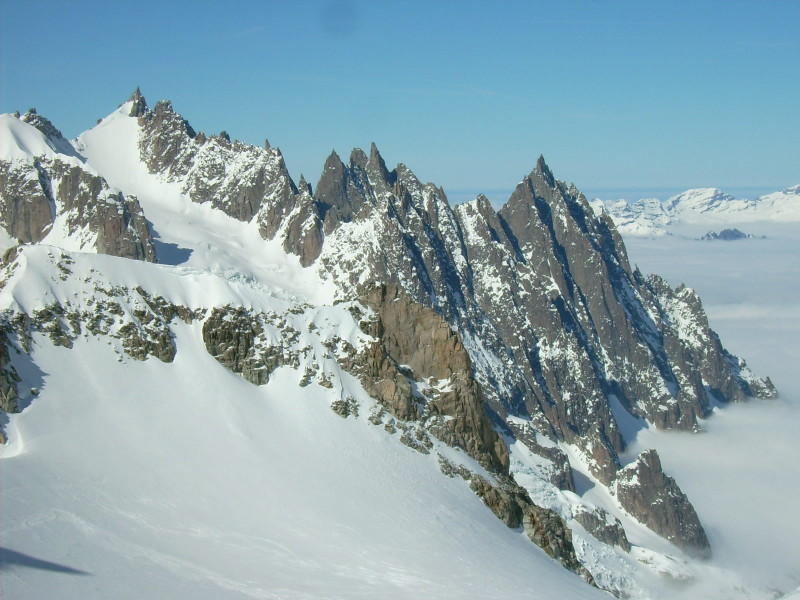 Kilátás a Punta Helbronner-ről