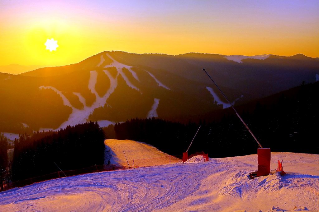 Naplemente - látvány a 6-os pályáról
