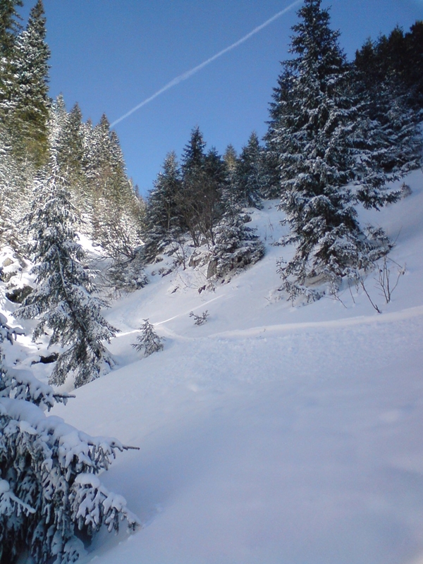 Gyömbér-gerinc, katlan vége