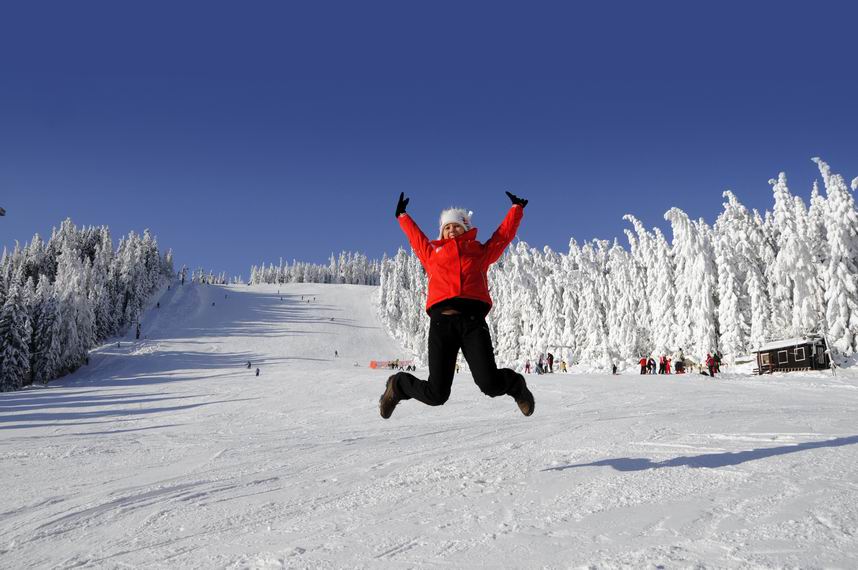 Tél van! Tegnapi kép a csorba-tavi sípályán.