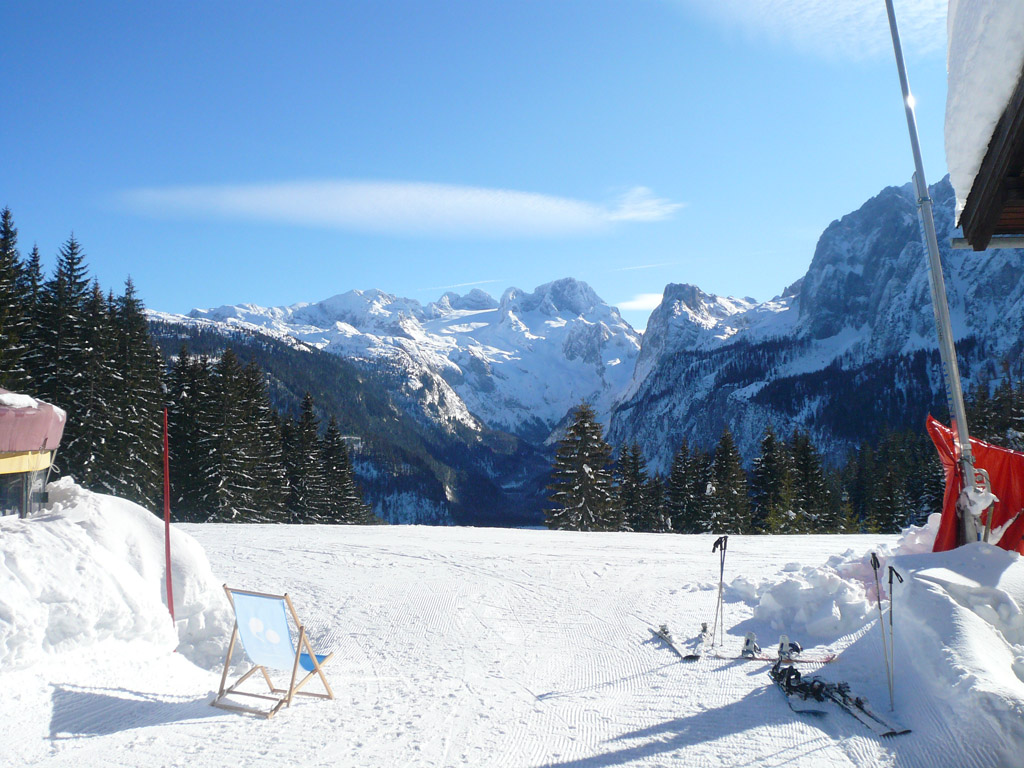 Kilátás a Dachsteinre