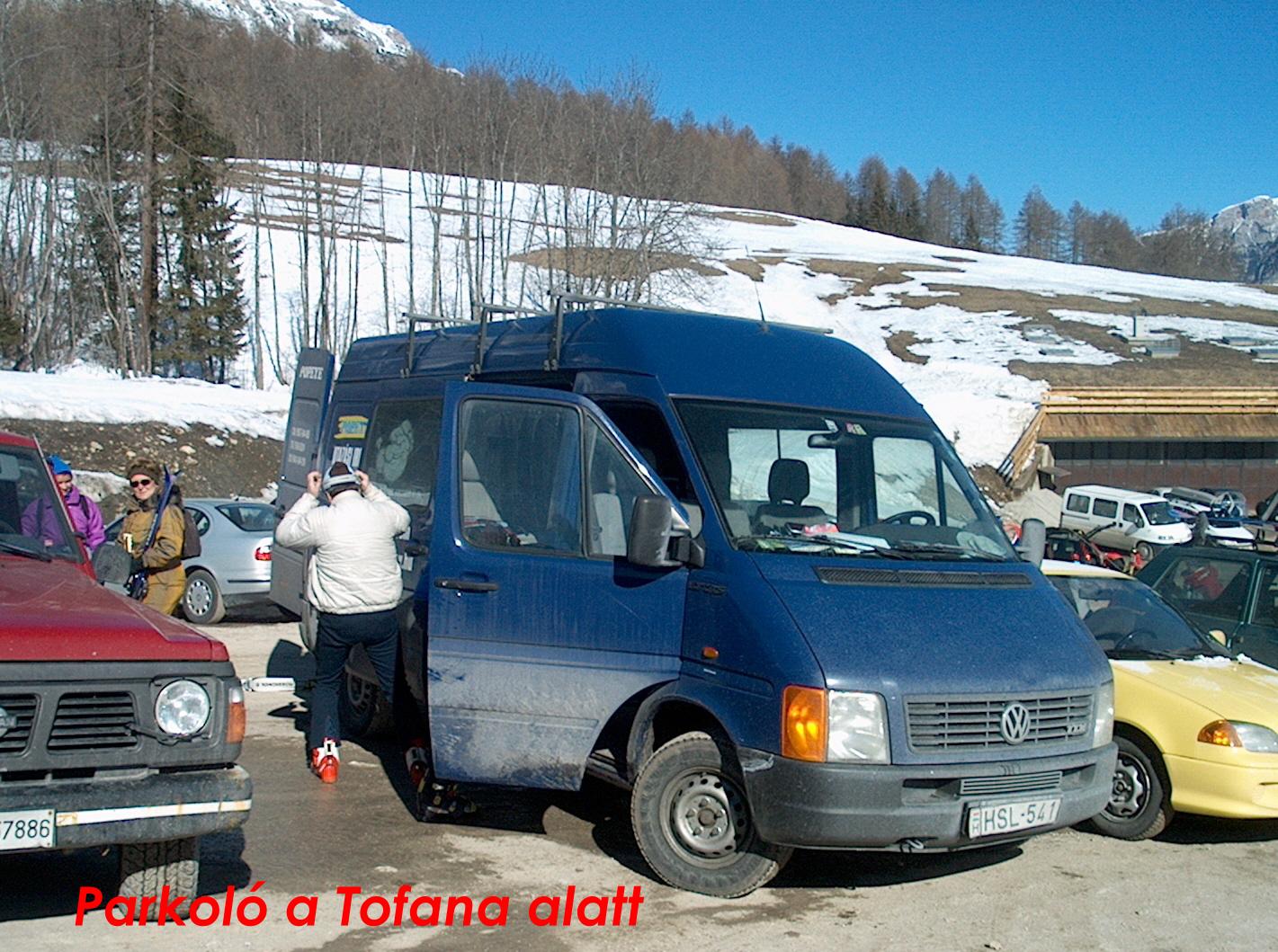 Parkoló a Pocol-nál