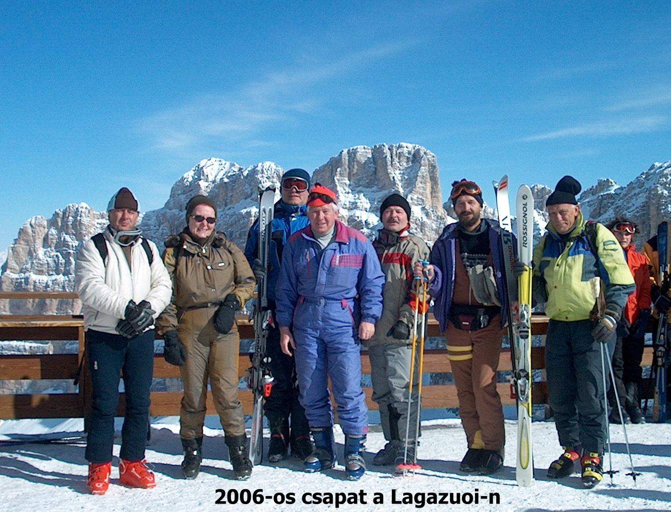 Lagazuoi kilátóteraszán