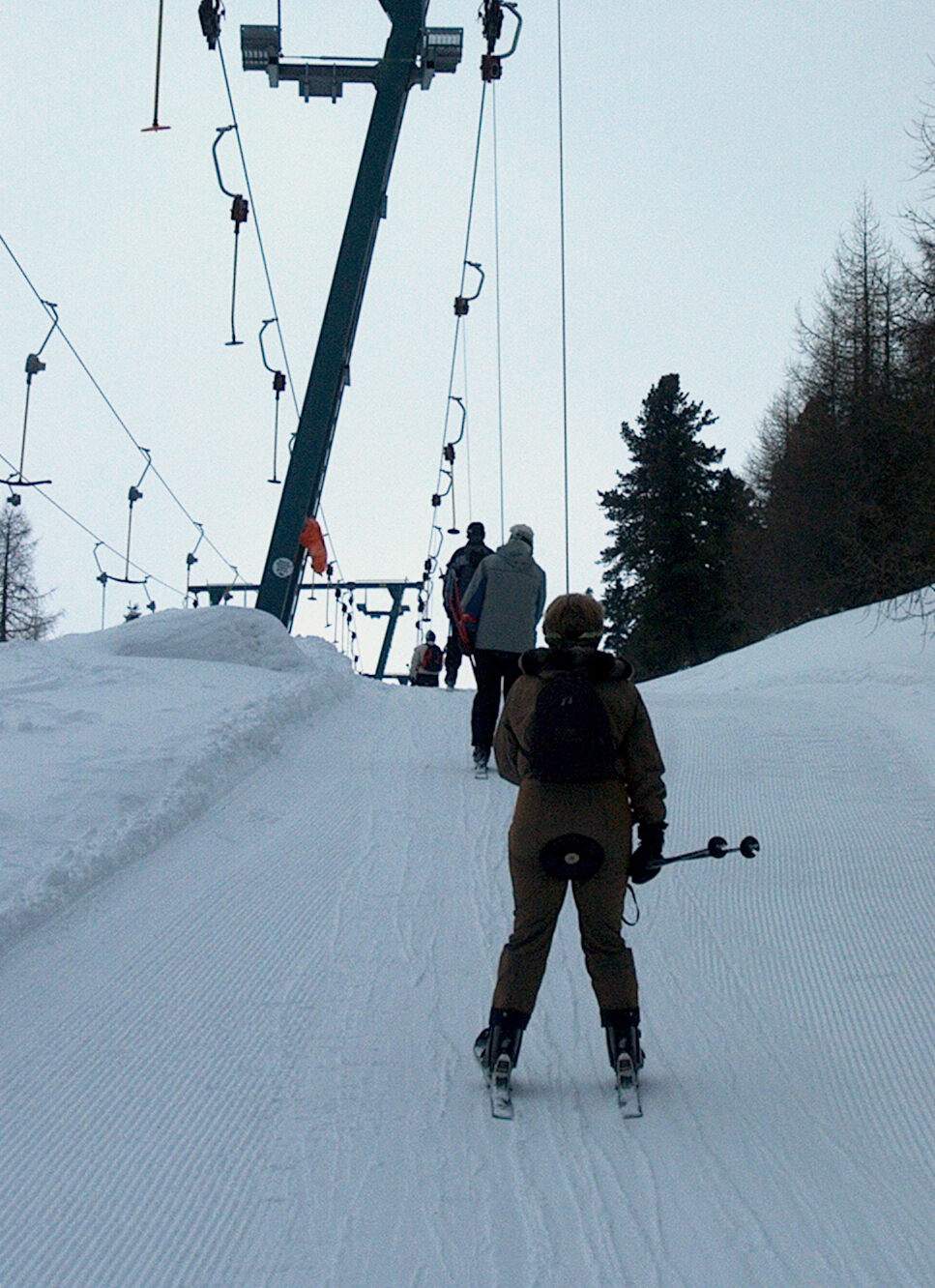 Campolongo-hágó Poma liftje Arabba elött