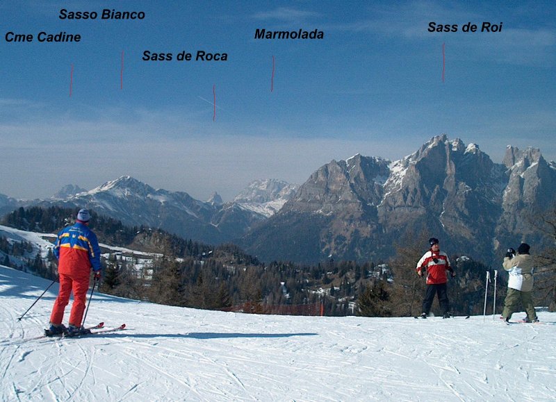 Szintén a Fortezza-ról, csak balra elöttünk