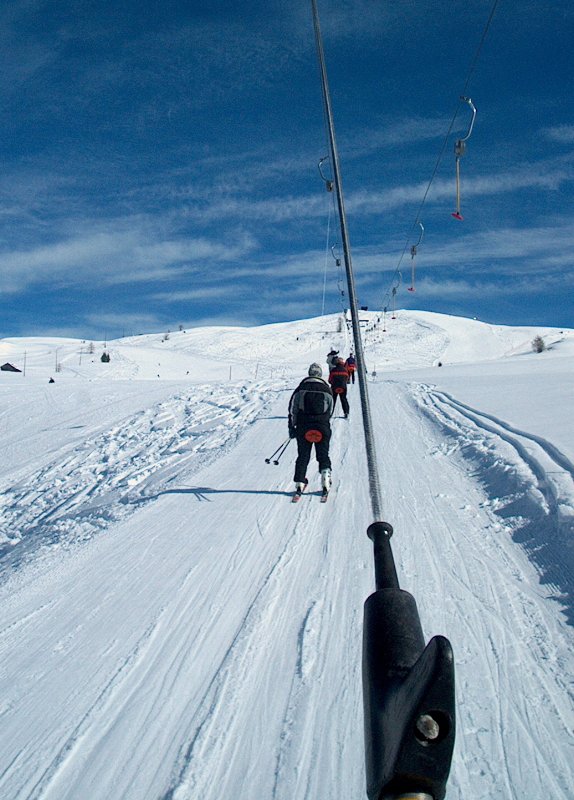 Irány a Campolongo hágó egy másik útvonalon, a Boé-t kihagyva