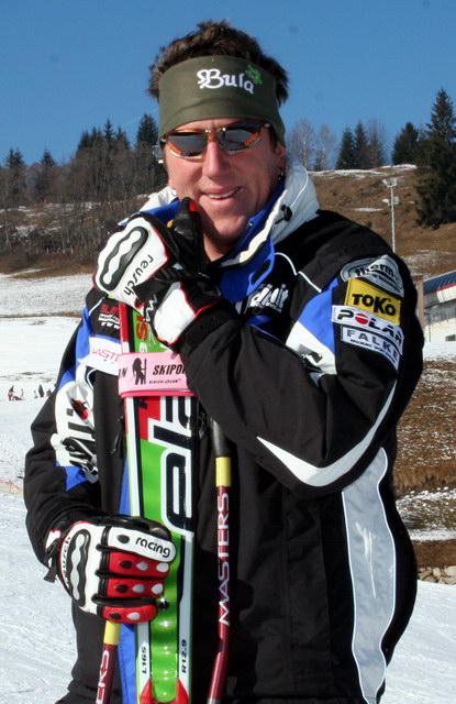 Christian Flühr a német Hocheck síterepén