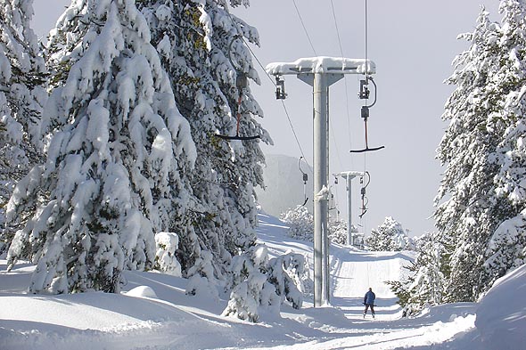 Sífelvonó Cipruson (Fotó: Skicyprus.com)