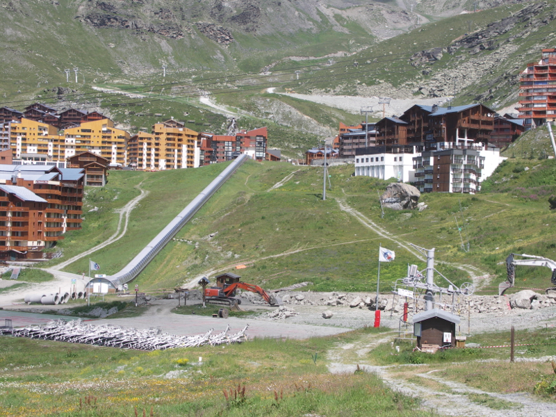 3 Vallées 1 építési munkálatok