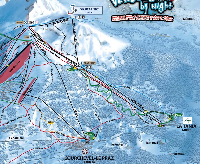 régi térképrészlet a régi Bouc Blanc-val