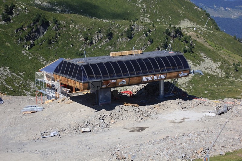 már majdnem kész a felső állomás