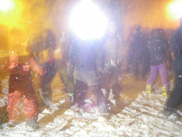 igazi téli idő a normafán hóviher a rajtkor