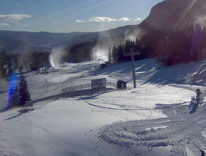 Kvitfjell, Norvégia, készülnek a nyitásra