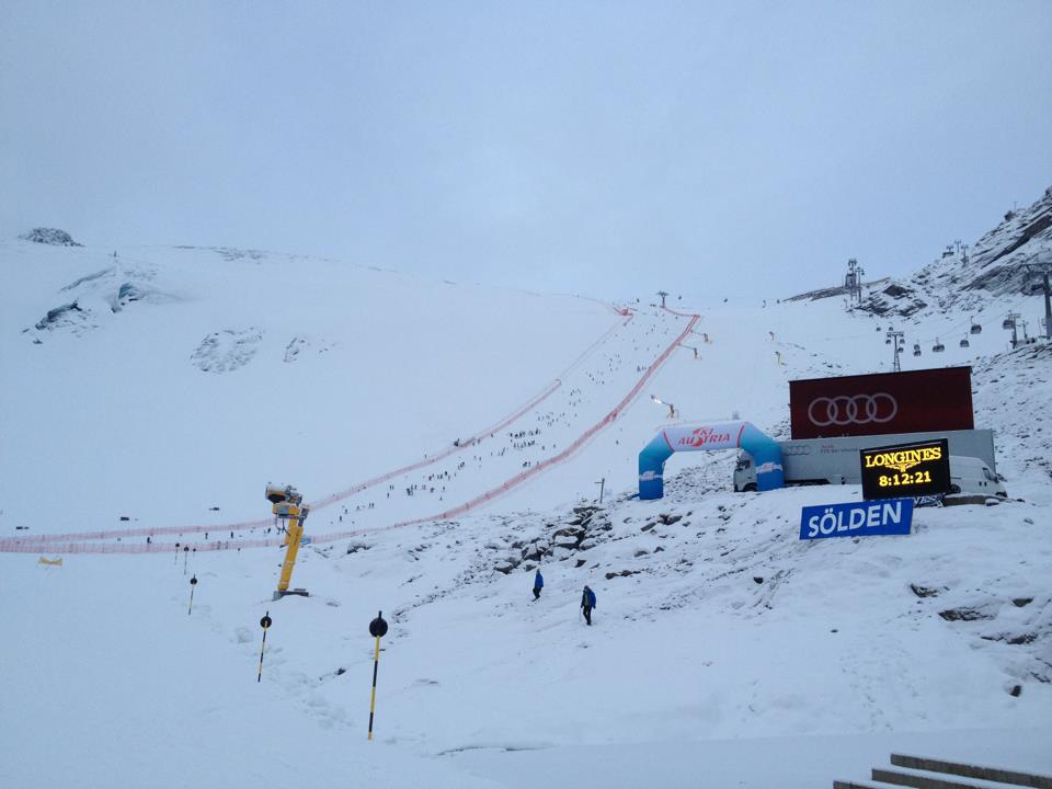 Sölden, a verseny előtt