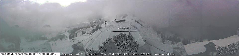 Nassfeld (Karintiai) ma reggel