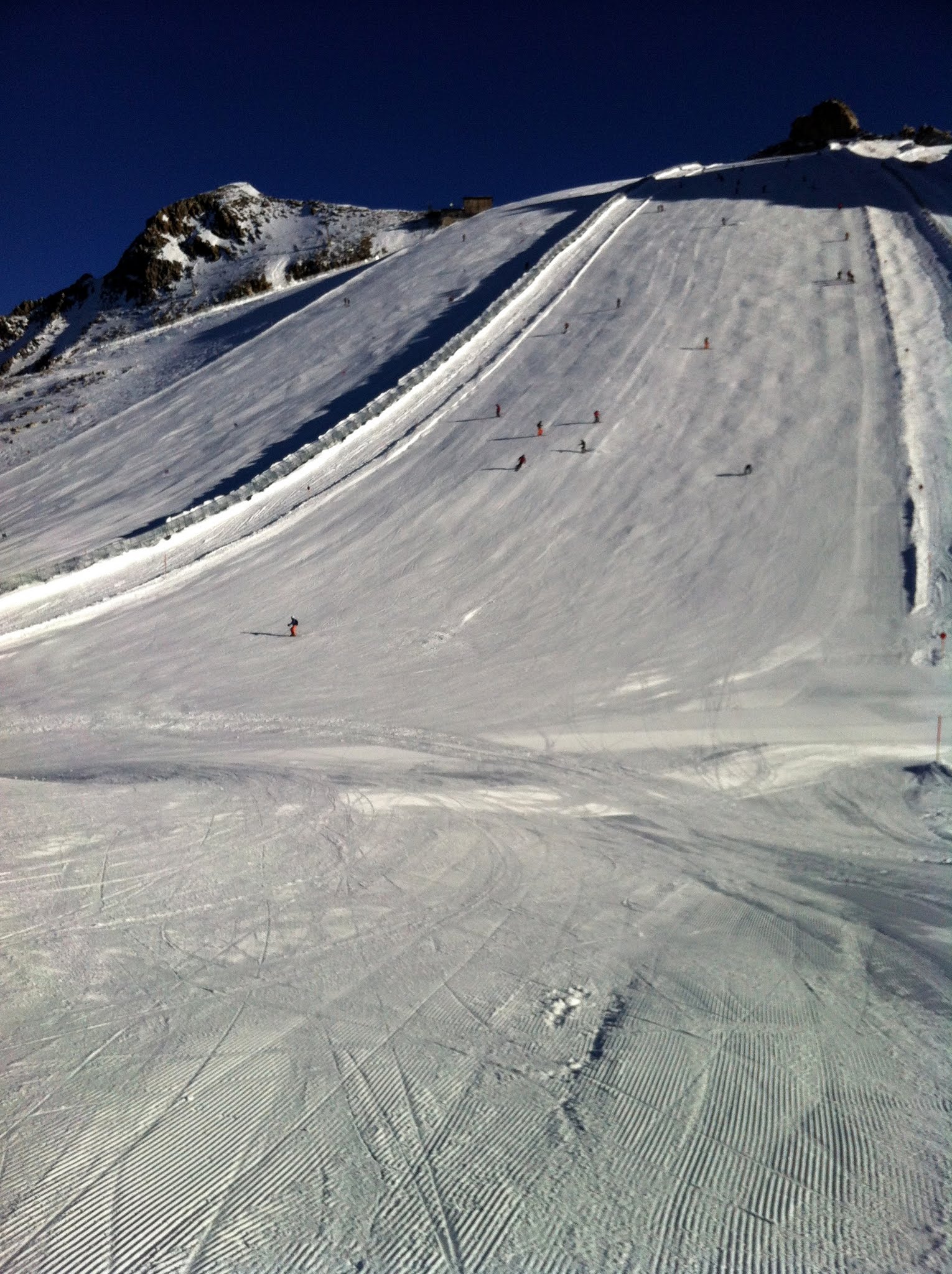 Gefrorene Wand, 5-ös pálya. kicsit meredek :)