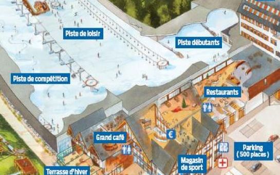 .... és ez épülhet a mostani domb környékén (Kép: http://www.leparisien.fr)