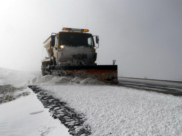 Az első hó a Serra da Estrela hegységben (Lusa)