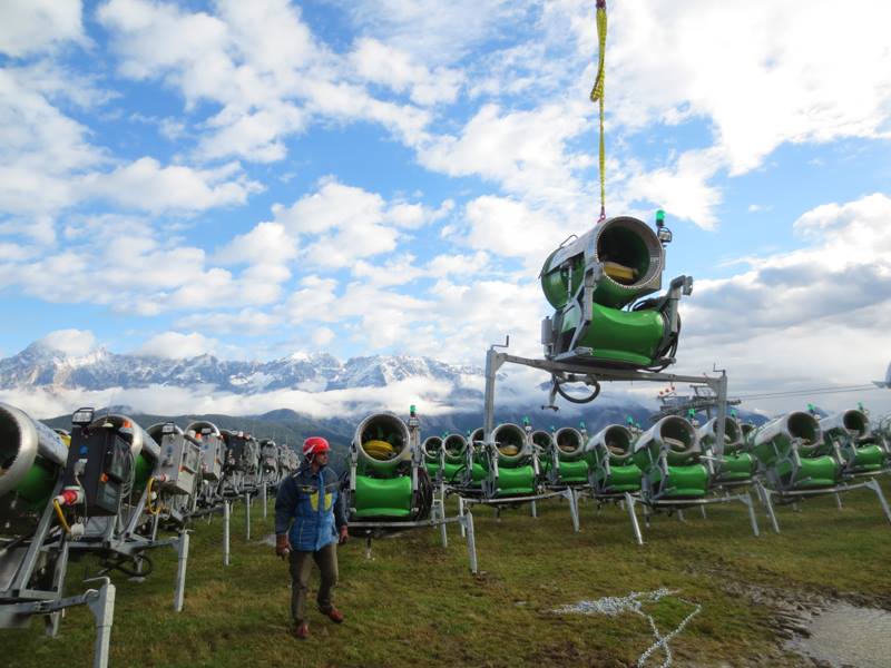 Helikopter Reiteralmon (Kép: Ski Reiteralm / Facebook)