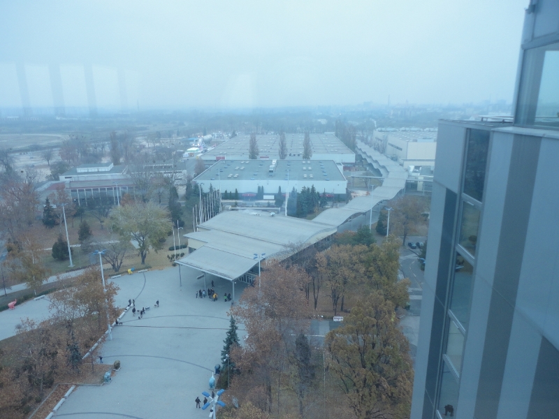 Kilátás az EXPO szálloda 12. emeleti konferencia terméből
