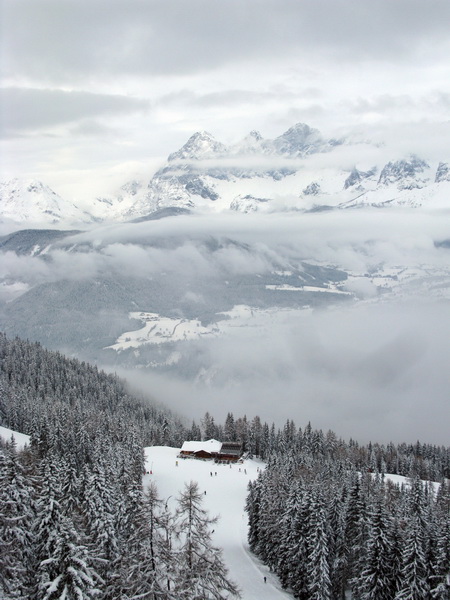 Dachstein felhőkben