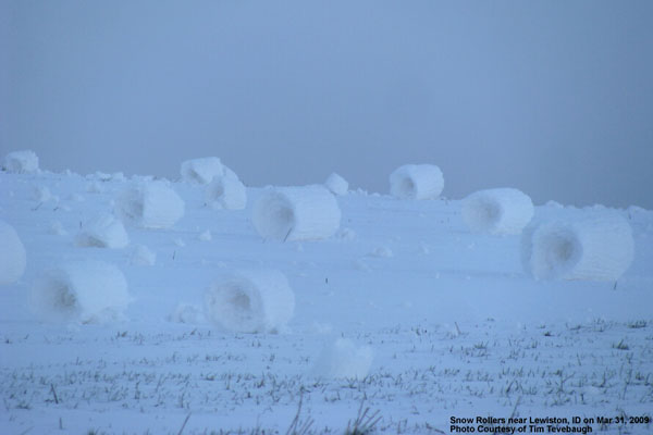 Ritka csodát alkotott a szél és a hó együttesen