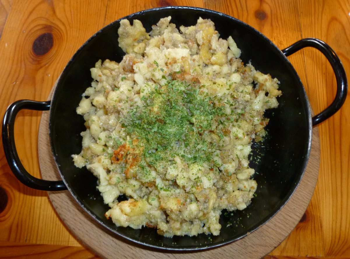 Käsespätzle  - osztrák sajtos nokedli