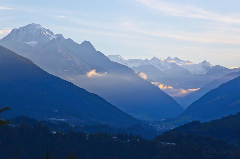 A Stubai völgy látképe