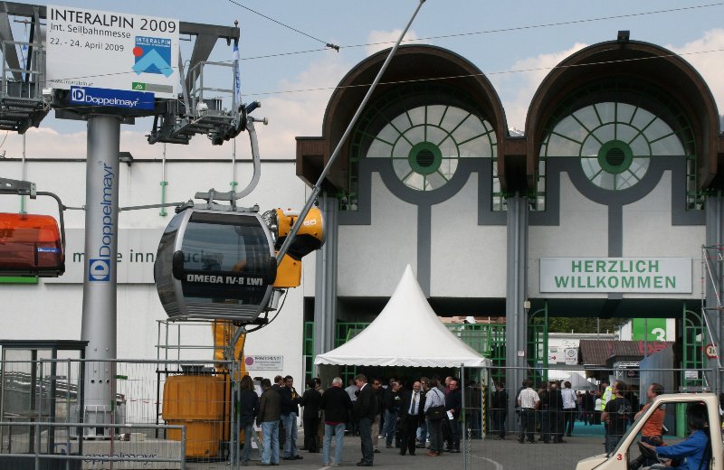 Az Interalpin 2009 főbejárata