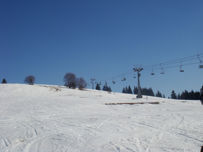 Ülőlift és kék pálya