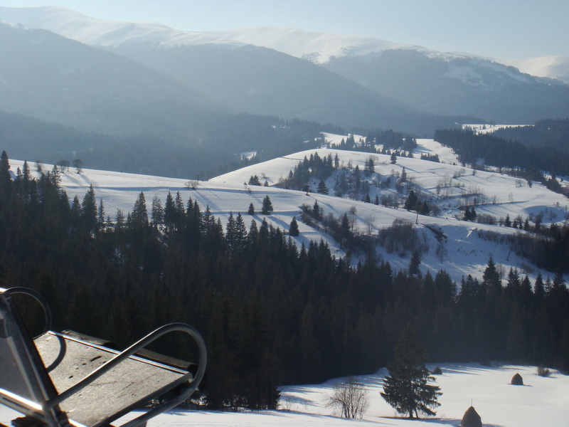 Kilátás az ülőliftről