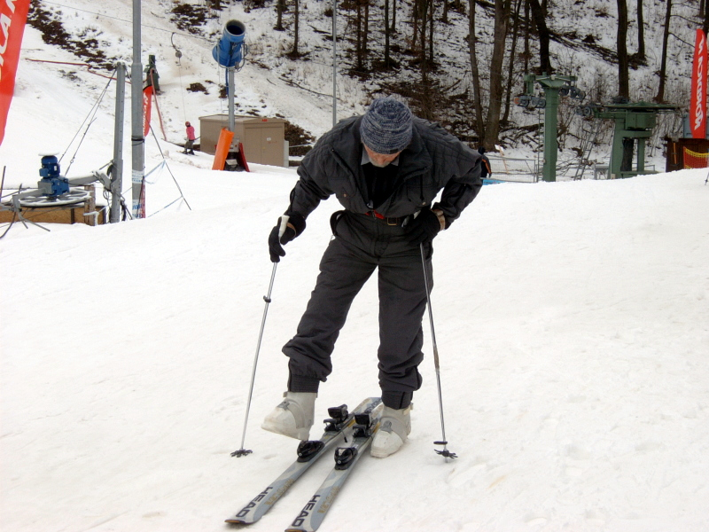 A tavaszias hó kicsit kivette az erőt: néha meg kellett állni pihenni.