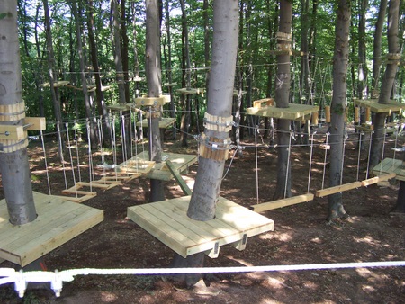 Kötélpálya a Zemplén Kalandparkban