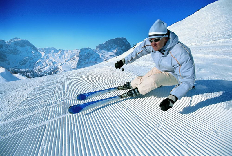 Tökéletesen ratrakolt pálya Karintiában