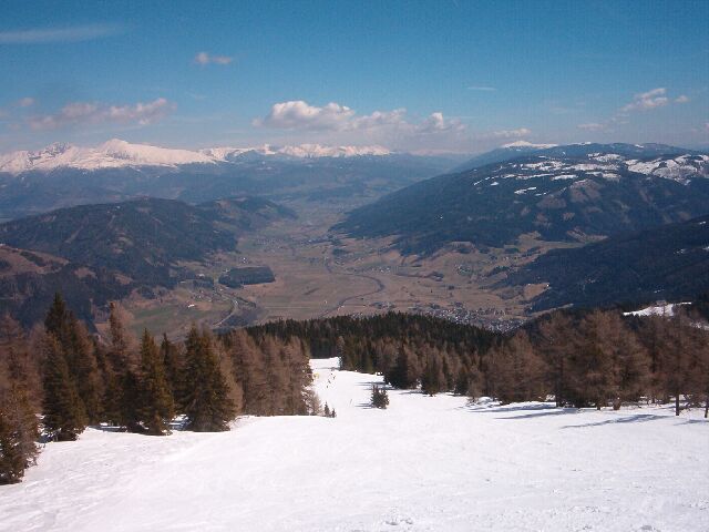 A Sandrieserabfahrt; vélhetően az egyik legszebb és legjobb carvingpálya Ausztriában 