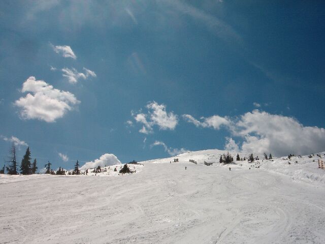 A Sandrieserabfahrt felső része, egyszerűen mesés