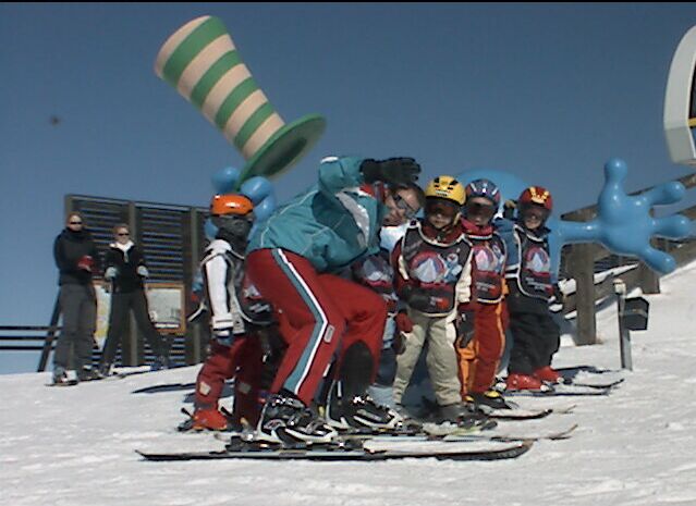 Tanulóimmal a Tschaneck tetején