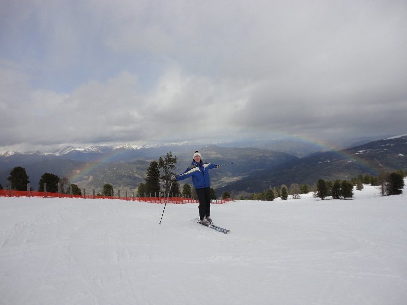 Szivárvány a Kreischbergen