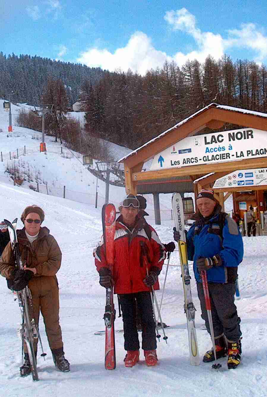 Coches határából visszafordultunk a laza és kissé hóhiányos pályák miatt