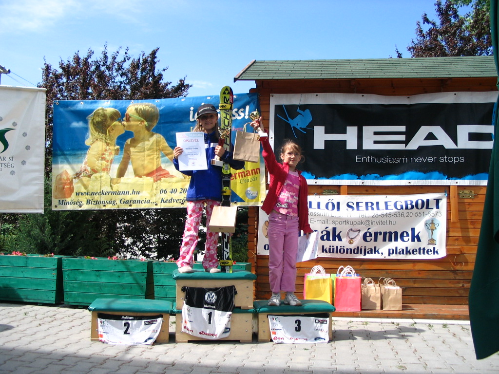 Gyerek I. leány kategóriában: 1. Varsányi Dorka (Bp Síiskola), 2. Formanek Liza (Rozmaring SE), 3. Lakatos Ágnes