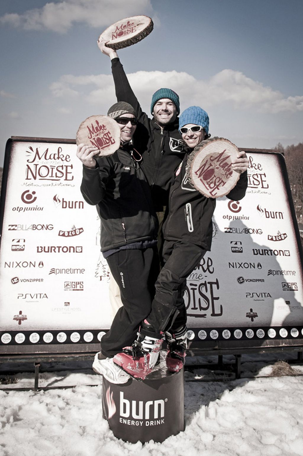 Az Alpin verseny férfi dobogósai