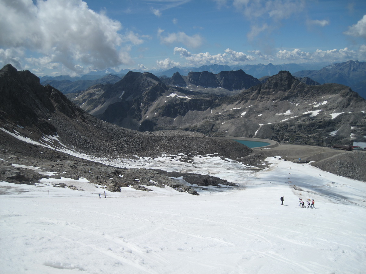 A Mölltal gleccser augusztusban (Fotó: Szőllős Péter)