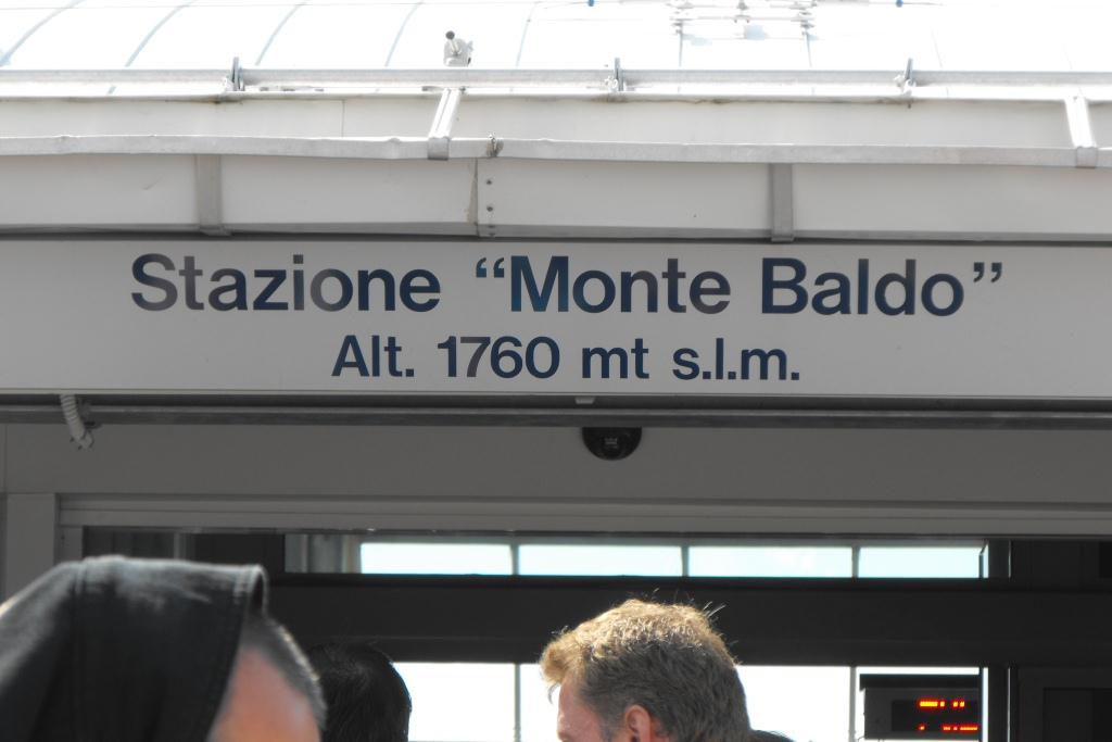 A felvonó felső állomása