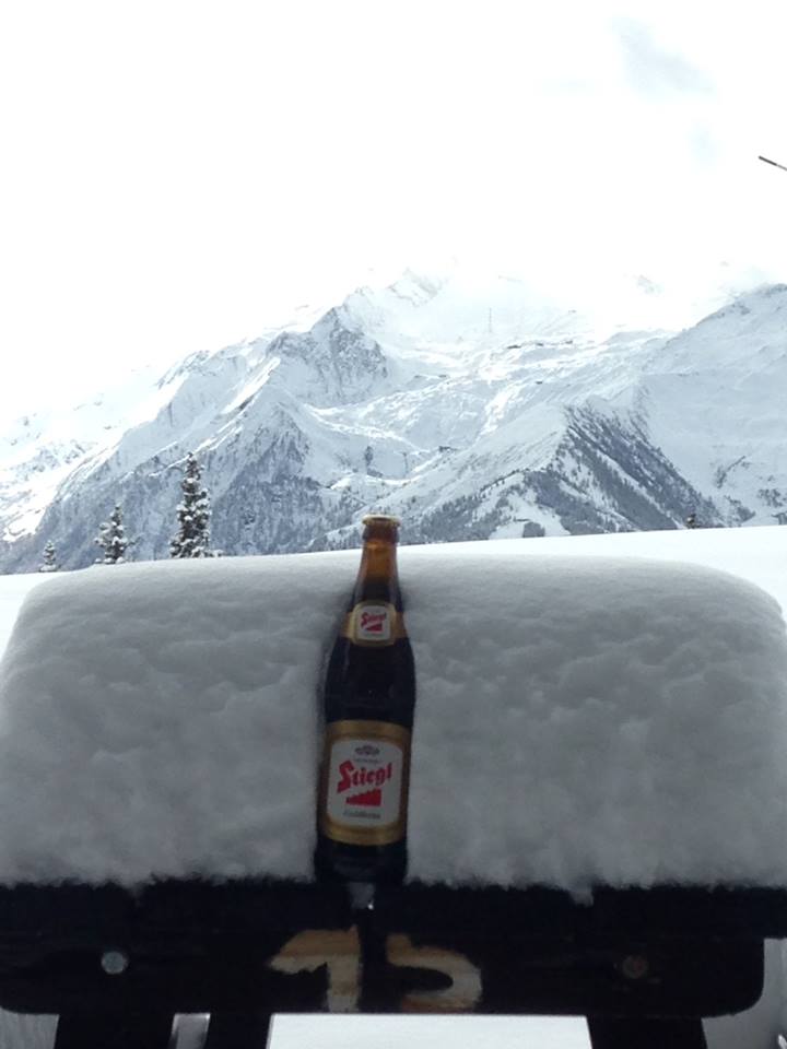 Enny hó esett vasárnap reggelre Zell am See-ben